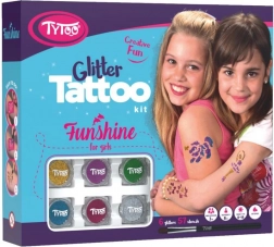 TyToo Funshine grote set glinster tattoos voor meisjes