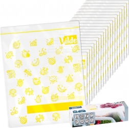 Ziploczakjes voor voedsel 18 × 23 cm, 20 stuks