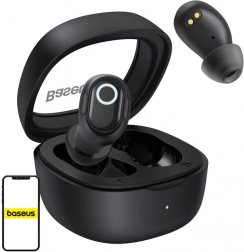 Draadloze oordopjes Baseus Bowie WM02 TWS (zwart)