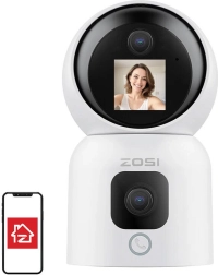 Interne Wi‑Fi‑camera ZOSI 6MP met dual‑band en persoonsvolging