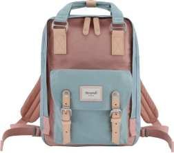 Himawari laptoprugzak roze-blauw 14''