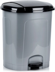 Plastic pedaalemmer 30 l – grijs