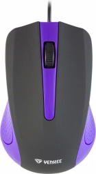 Bedrade USB-muis met rubberen oppervlak