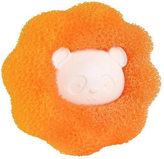 AG895A PRAKTISCHE SPONS TEGEN PILLING ORANJE