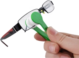 Microvezel sleutelhanger voor het reinigen van brillenglazen