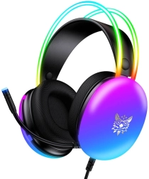 Gamingheadset ONIKUMA X25 zwart met RGB-verlichting