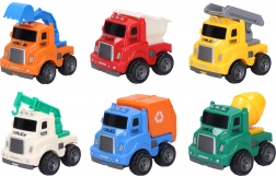 set vervoersmiddelen 6 stuks 9 cm