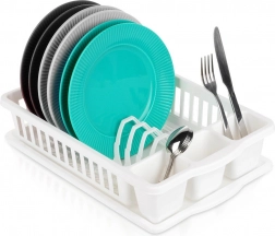 Witte afdruiprek voor vaat 39,5 × 26 × 8,5 cm