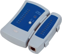 Kabeltester UTP/FTP voor RJ45, RJ11 en RJ12