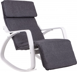 Schommelstoel met verstelbare voetensteun van ModernHome