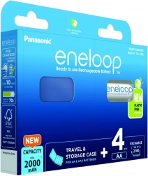 Eneloop AA-accu’s 2000 mAh – set van 4 stuks met etui