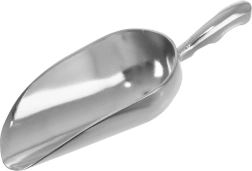 Aluminium schep voor droge voedingsmiddelen 390 ml Orion