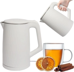 Reis-waterkoker draadloos 1,8 l 1500 W met draaivoet – wit