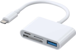 Joyroom Lightning naar USB OTG adapter met SD/microSD kaartlezer