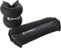 Enkel- en polsgewichten HMS 2 × 3 kg, zwart