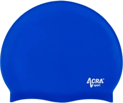 Siliconen zwemkap ACRA blauw