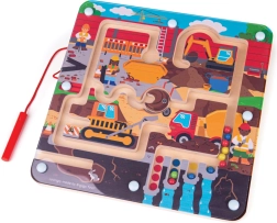 Magnetisch doolhof bouwplaats Bigjigs Toys