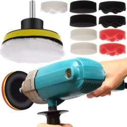 Set polijstpads 12 stuks, 80 mm