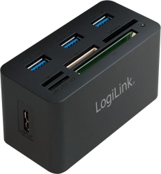 LogiLink USB-hub en kaartlezer