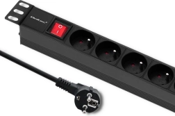 Rackmontage-stroomrail 1U Qoltec