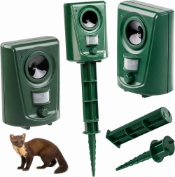 Ultrasone dieren- en plaagdierverjager met bewegingssensor - 1 stuk