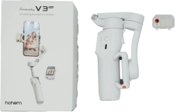 Hohem isteady v3 ultra witte gimbal voor smartphone met ai-tracking