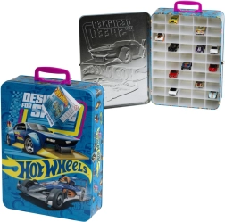 Aluminium HOT WHEELS-koffertje voor 50 autootjes