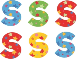 Bigjigs Toys houten letter Sterretje S