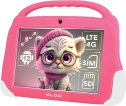 Kindertablet Blow KidsTAB 8 4G, 8" FHD, 4 GB/64 GB, roze
