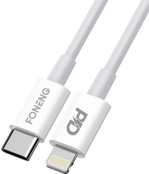 USB‑C naar Lightning-kabel FONENG X31 2 m 3 A 20 W wit