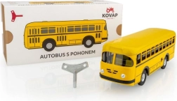 KOVAP blikken autobus met opwindsleutel 1:43, 20 cm - 1 stuk