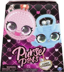 Purse Pets tashangers 2-pack – luxueuze dierencharmes met bewegende ogen