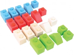 Bigjigs Baby Houten Bouwset Primary Set