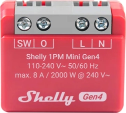 Shelly 1PM Mini Controller Zigbee en Matter