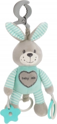 Pluche speelgoed met vibratie BABY MIX konijn mint