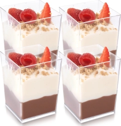 Bekertjes voor desserts en hapjes 160 ml, 4 stuks