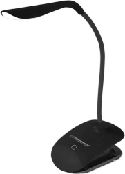 Zwarte LED-bureaulamp Deneb