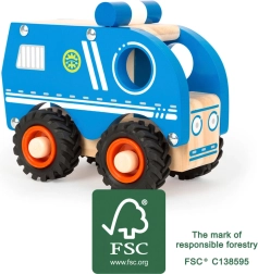 Small Foot houten politieauto
