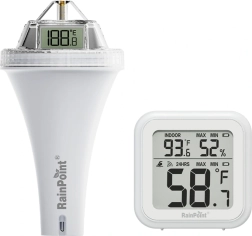 RainPoint draadloze zwembadthermometer met ontvanger