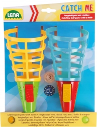 Leuk spel Catch Ball met plastic ballen