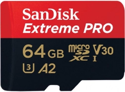 SanDisk Extreme Pro microSDXC Kaart 64GB