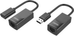 Usb verlengsnoer via gedraaide kabel 60m