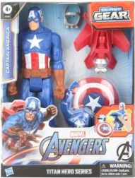 Avengers-figuur Captain America met Power FX-accessoires