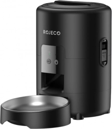 Rojeco automatische voerdispenser 2 l met Wi‑Fi, zwart