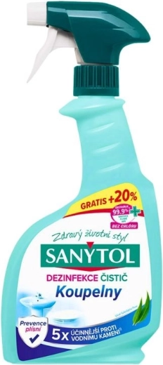 Sanytol desinfecterende badkamerreiniger eucalyptus 500 ml
