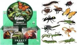 Plastic insectenfiguren 8 cm – mix van soorten