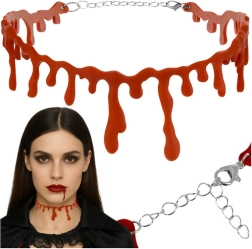Ruhhy bloedige chokerketting voor Halloween - 1 stuk