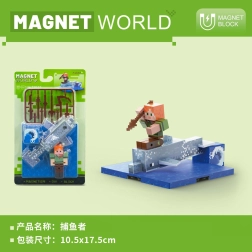Bouwset Magnet World Fishman