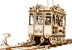 houten 3D-puzzel tram met rails WOODEN CITY (273 onderdelen)