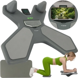 Balansbord met teller TRIZAND met dubbelzijdig paneel en waterpas voor complete coretraining